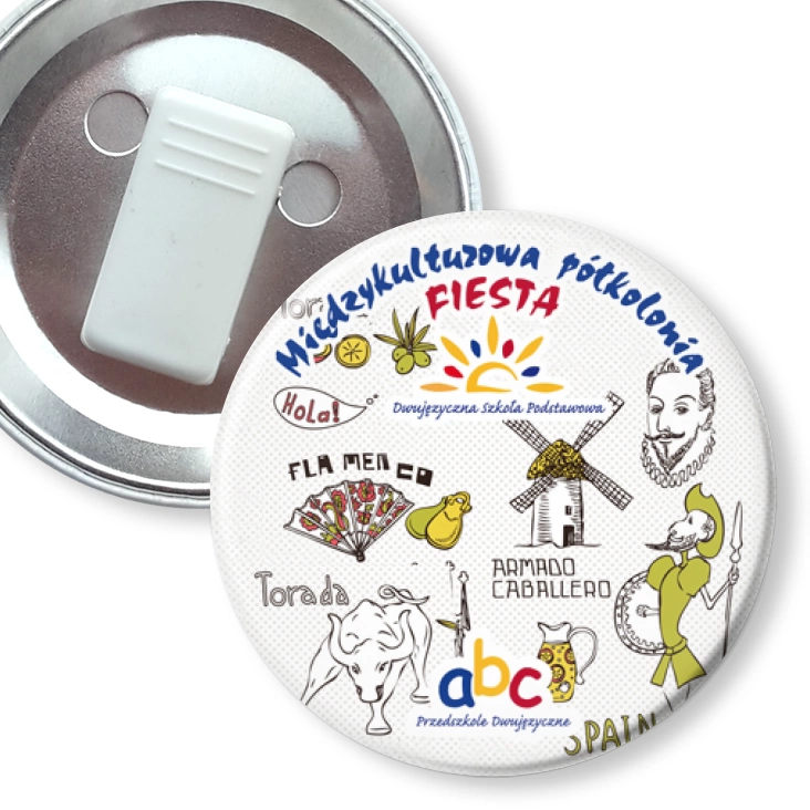 przypinka z żabką Fiesta