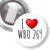 Przypinka z żabką I love WBO 269