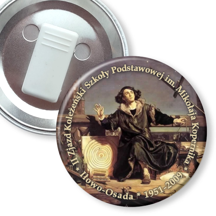 przypinka z żabką II Zjazd Koleżeński Iłowo 2009