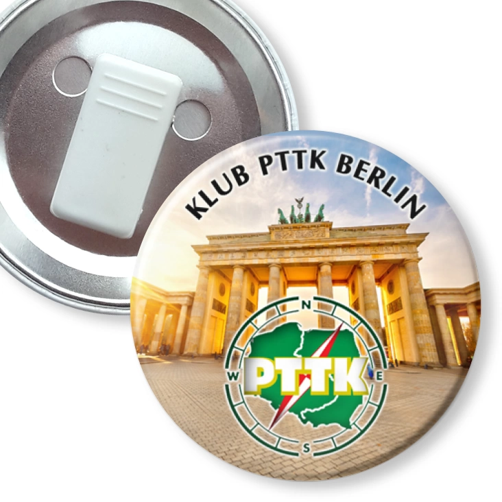 przypinka z żabką Klub PTTK Berlin