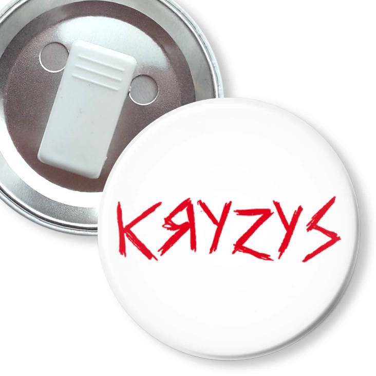 przypinka z żabką Kryzys
