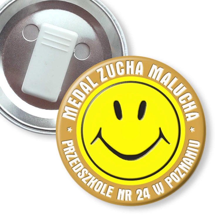 przypinka z żabką Medal Zucha Malucha