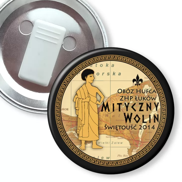 przypinka z żabką Mityczny Wolin