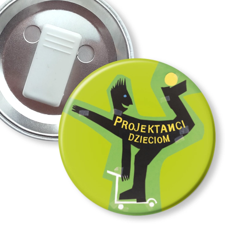 przypinka z żabką Projektanci dzieciom B