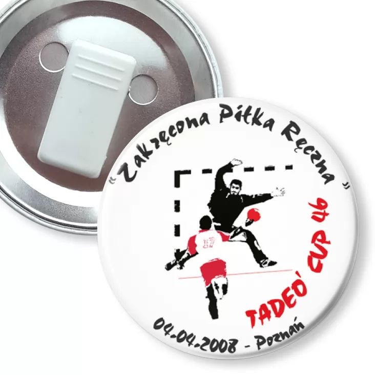 przypinka z żabką TADEO CUP SP nr 46 Poznań