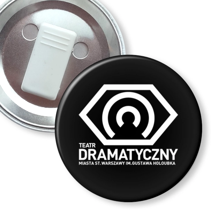 przypinka z żabką Teatr Dramatyczny B