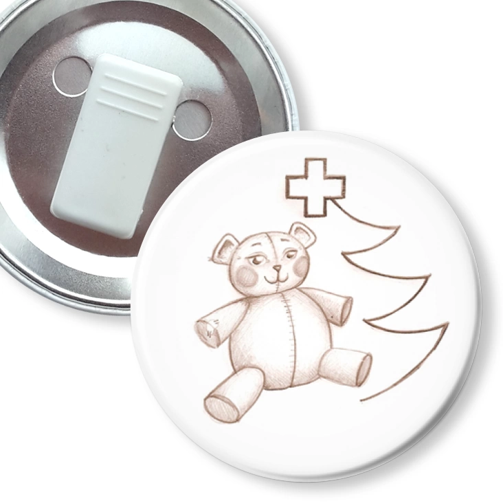 przypinka z żabką Teddy