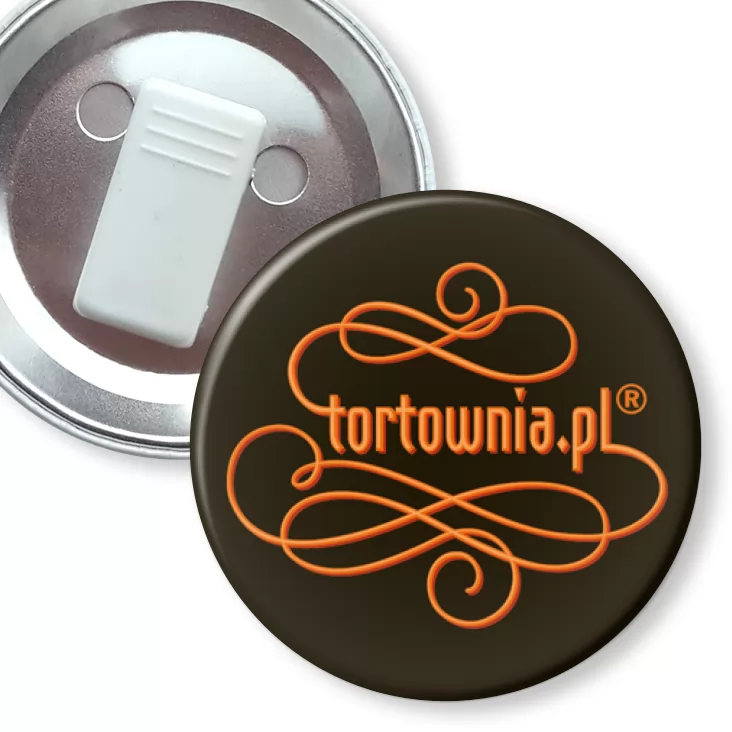 przypinka z żabką Tortownia