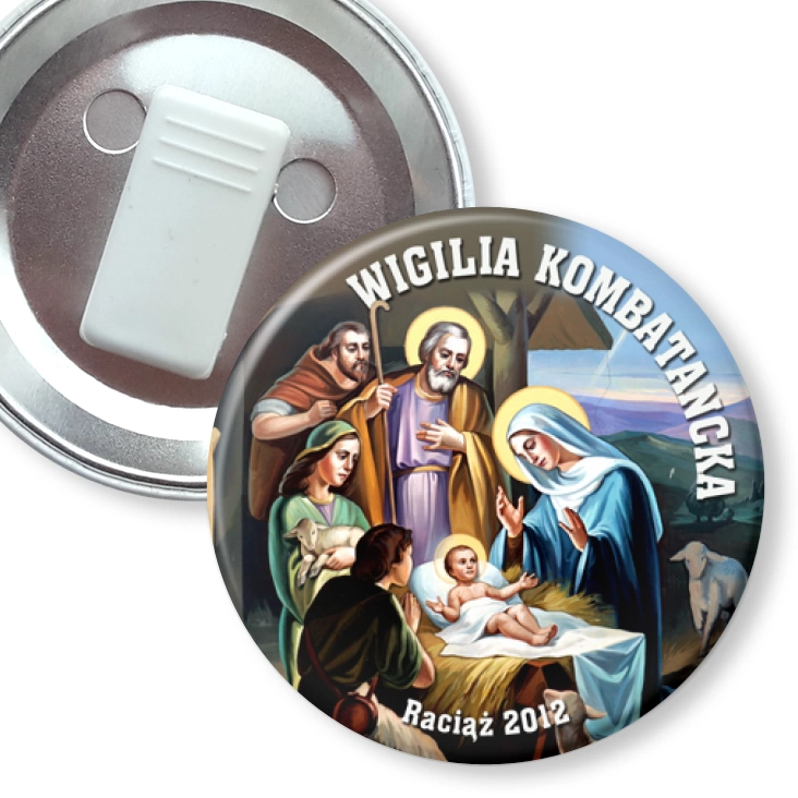 przypinka z żabką Wigilia Kombatancka