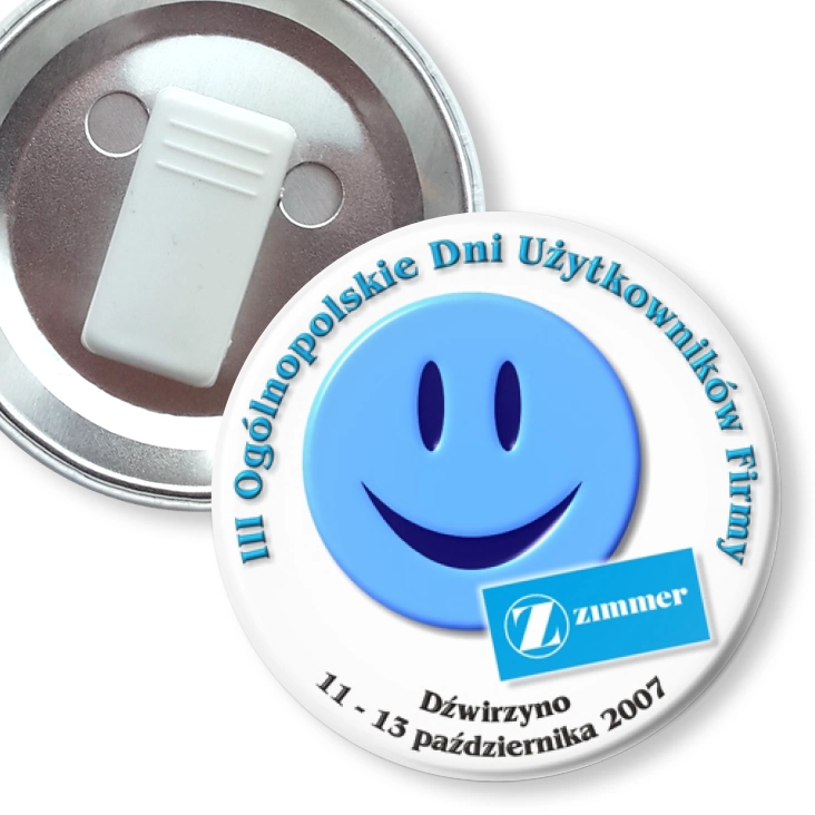 przypinka z żabką Zimmer