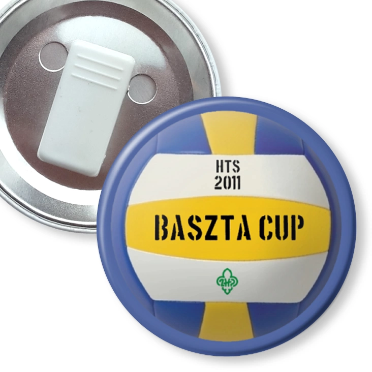 przypinka z żabką Baszta Cup 2011