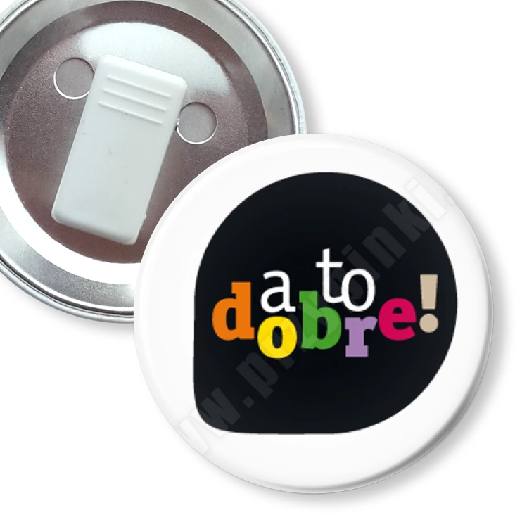 przypinka z żabką a to dobre!
