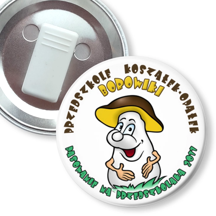 przypinka z żabką Borowiki