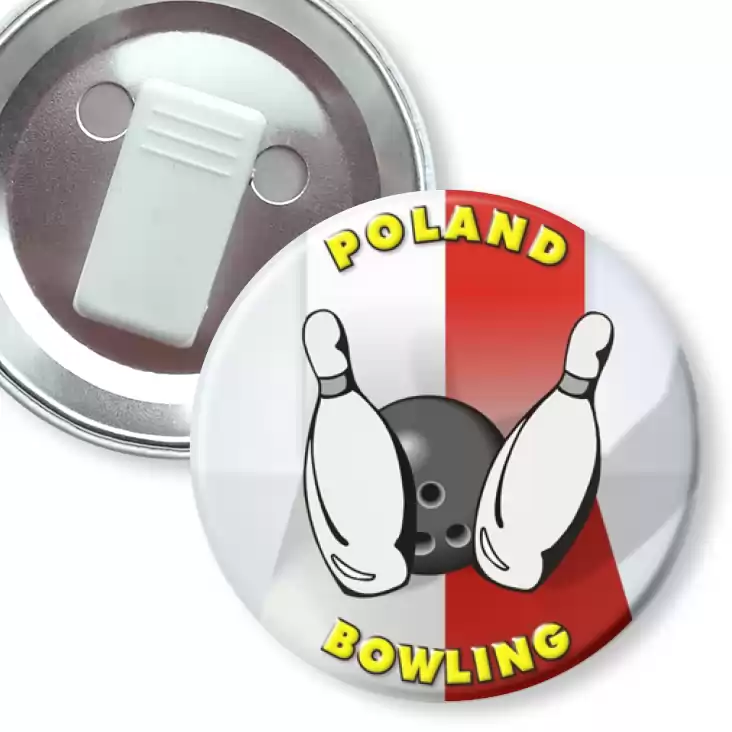 przypinka z żabką Bowling Poland 2006
