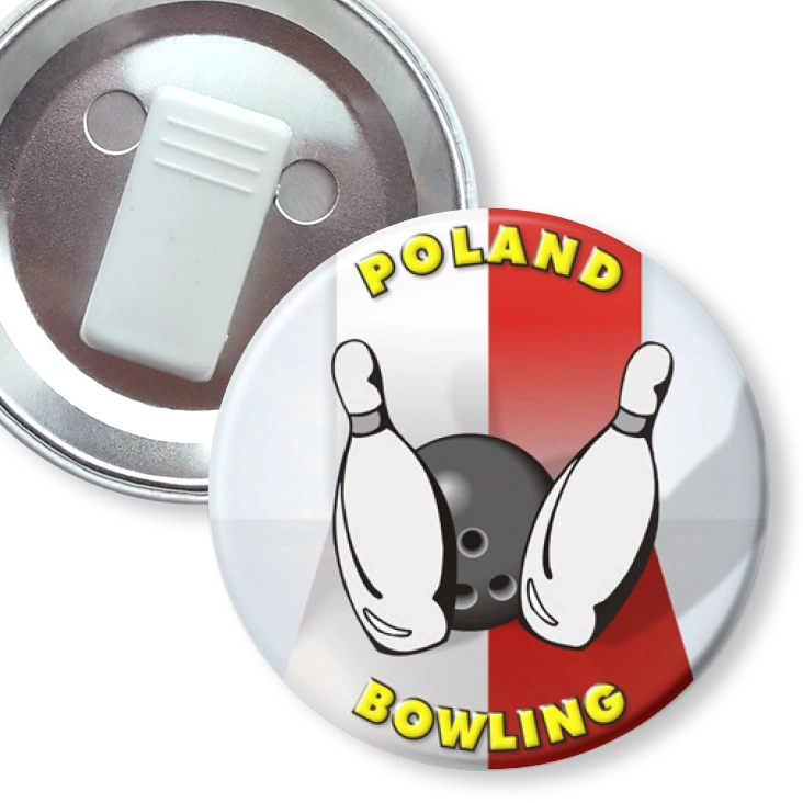 przypinka z żabką Bowling Poland 2006