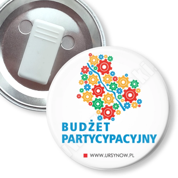 przypinka z żabką Budżet Partycypacyjny