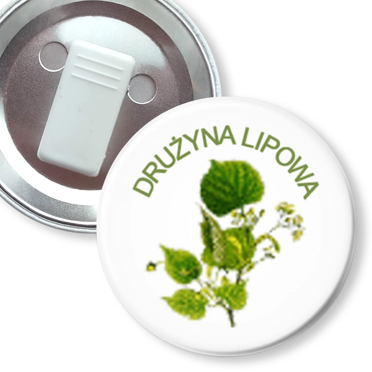 przypinka z żabką Drużyna lipowa