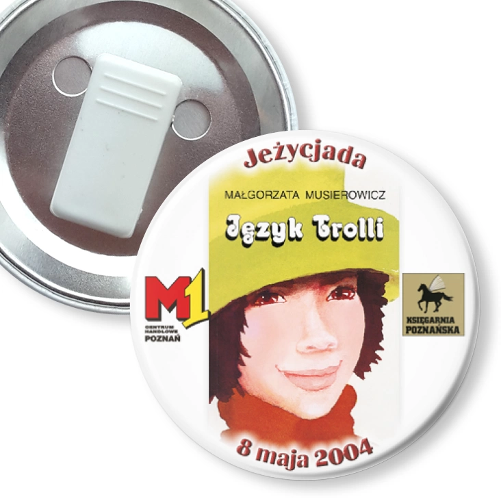 przypinka z żabką Jeżycjada - Język Trolli
