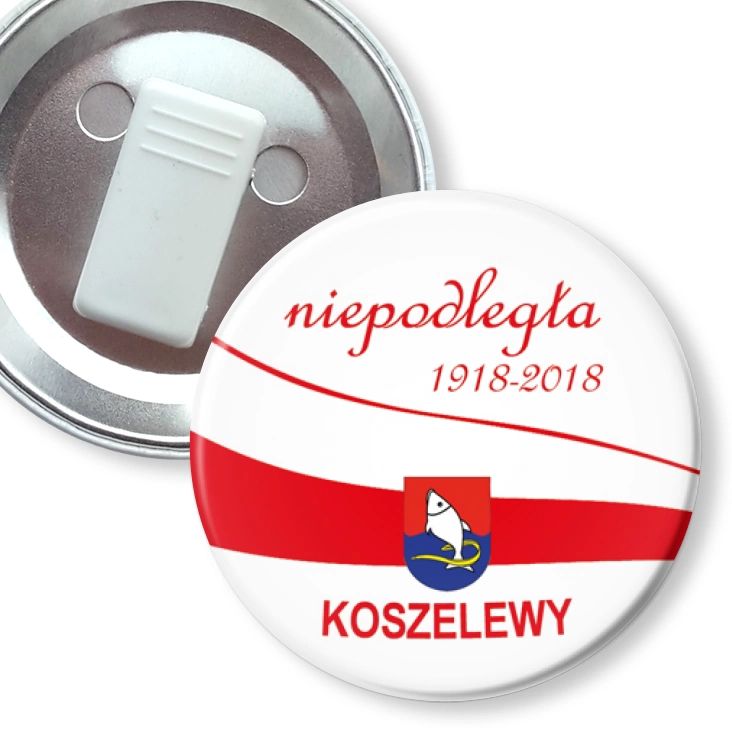 przypinka z żabką Koszelewy