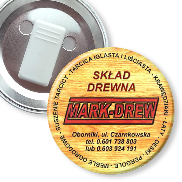 przypinka z żabką MARK-DREW