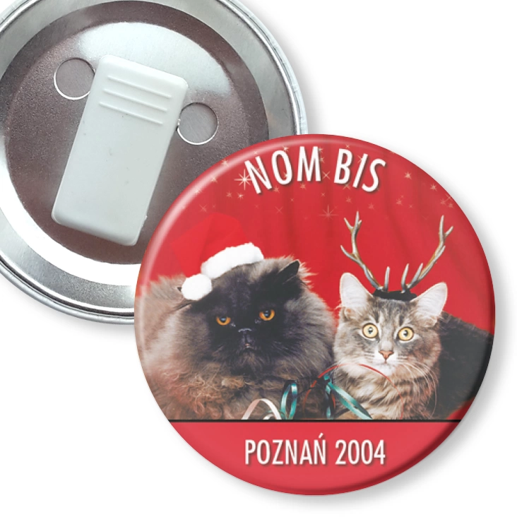 przypinka z żabką Nom Bis