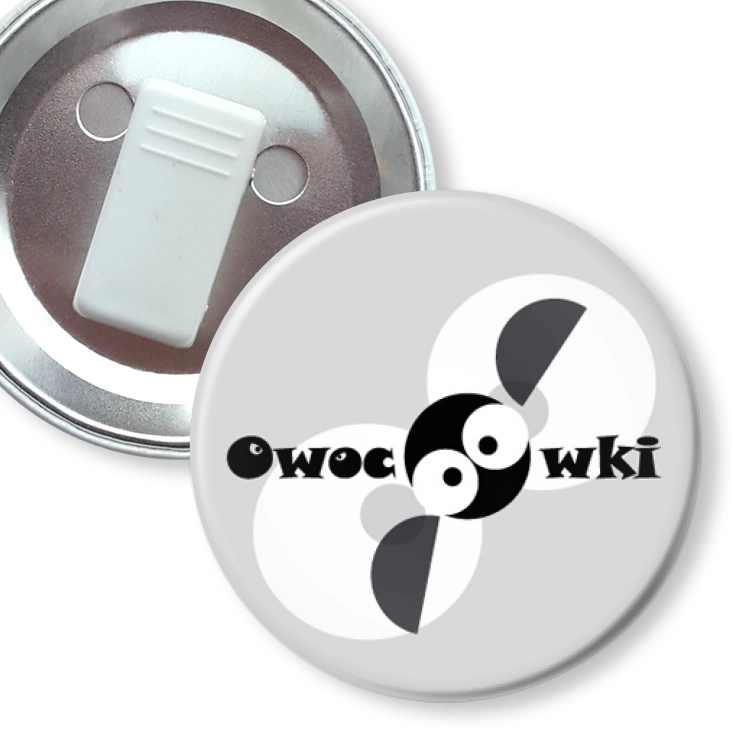 przypinka z żabką Owocówki