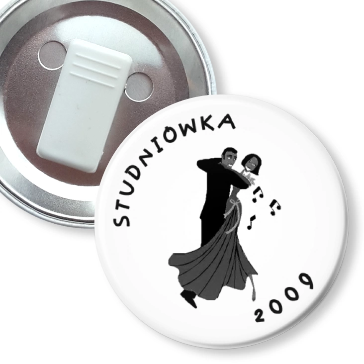przypinka z żabką Studniówka 2009