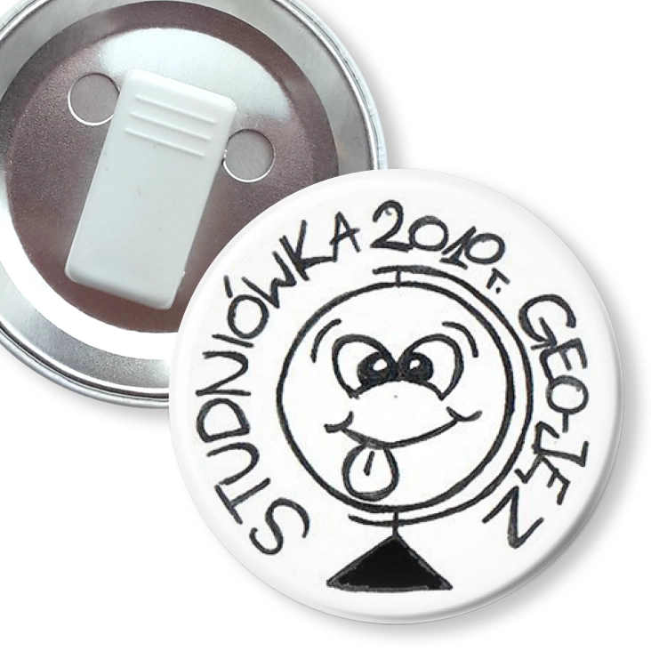przypinka z żabką Studniówka 2010