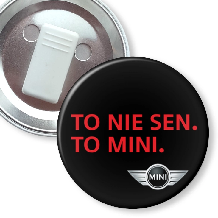 przypinka z żabką To nie sen