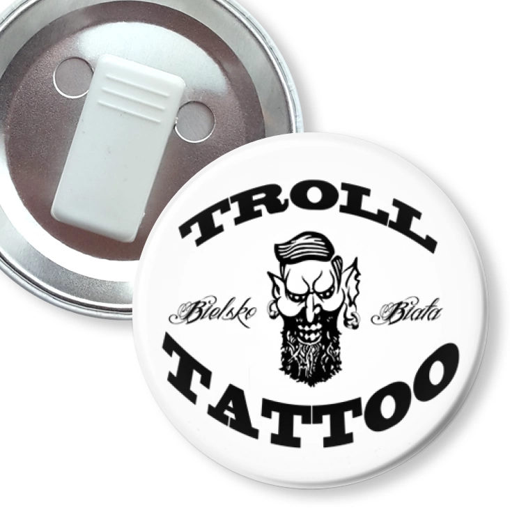 przypinka z żabką Troll Tattoo