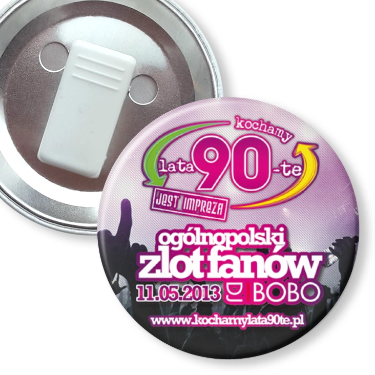 przypinka z żabką Zlot fanów DJ Bobo