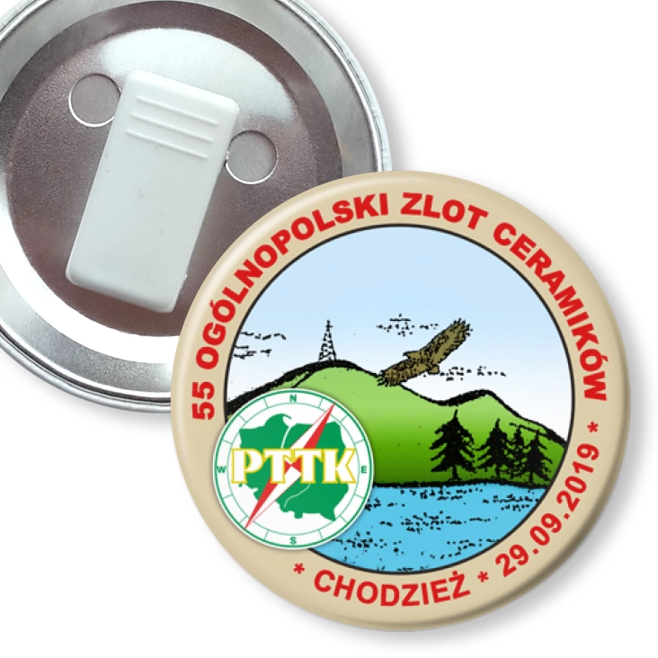 przypinka z żabką 55. Ogólnopolski Zlot Ceramików