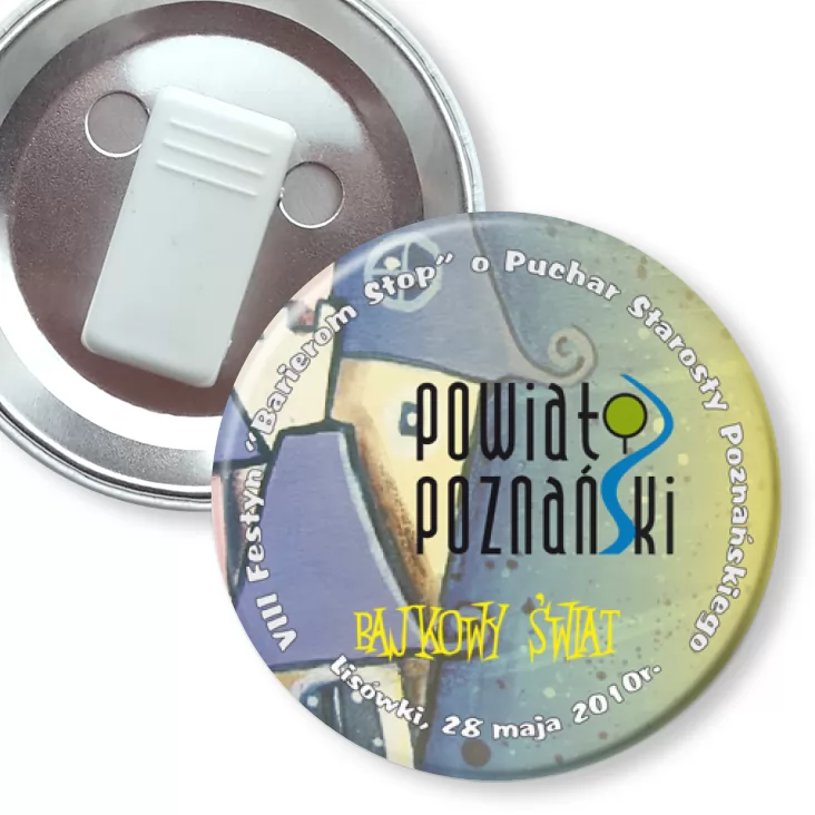 przypinka z żabką Bajkowy Świat