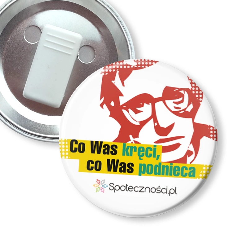 przypinka z żabką Fotka.pl