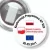 Przypinka z żabką Konferencja Programowa KP SLD