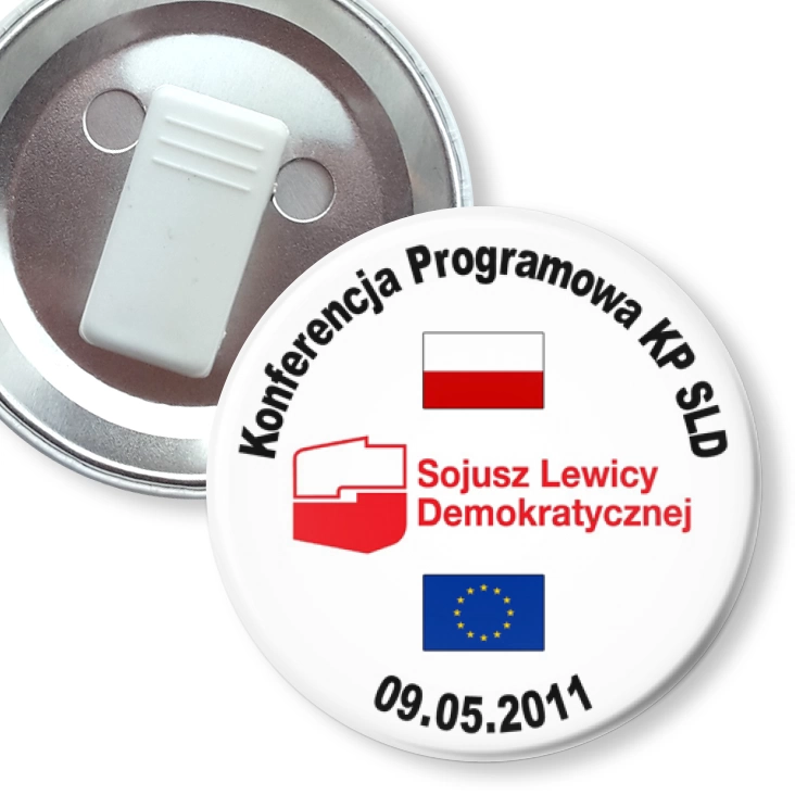 przypinka z żabką Konferencja Programowa KP SLD
