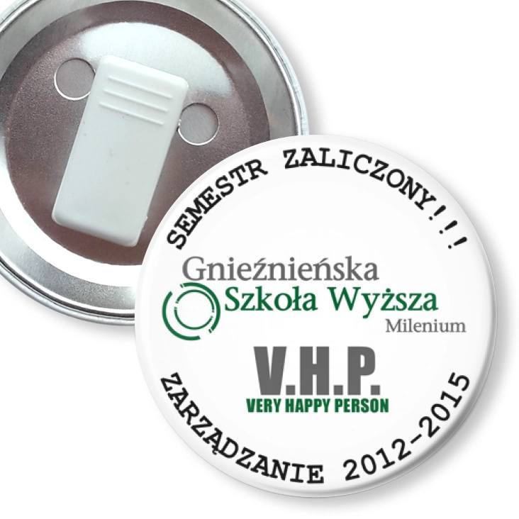 przypinka z żabką Milenium - V.H.P.