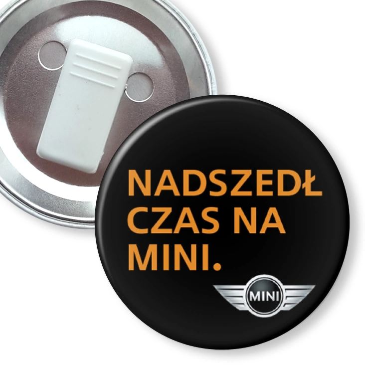 przypinka z żabką Nadszedł czas na mini
