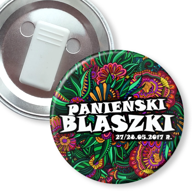 przypinka z żabką Panieński Blaszki