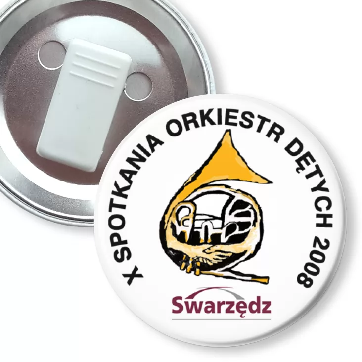 przypinka z żabką Spotkania Orkiestr Dętych