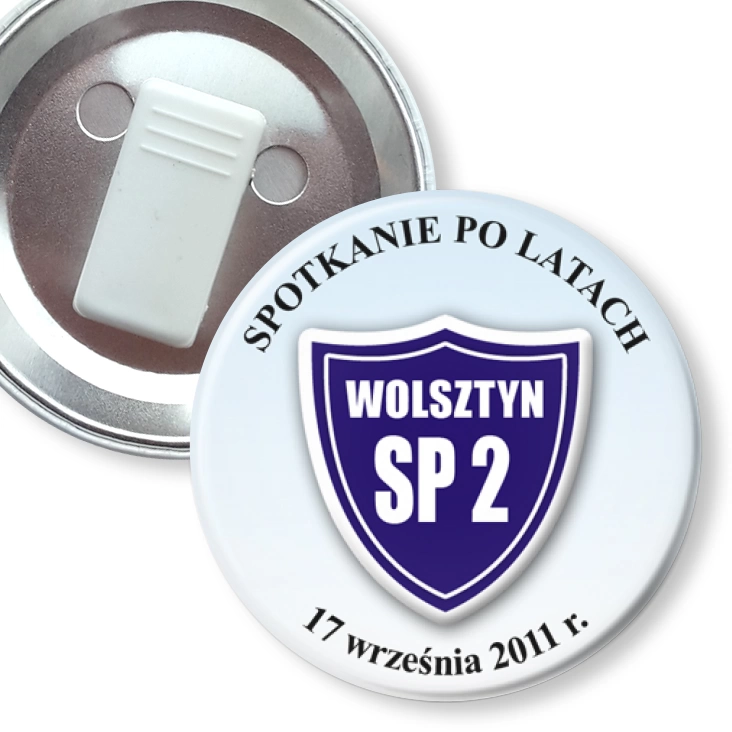 przypinka z żabką Spotkanie po latach