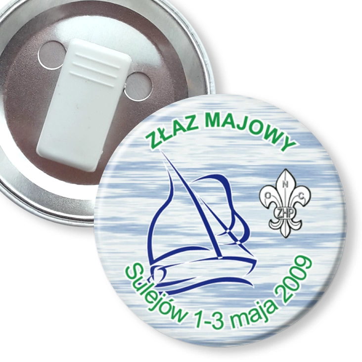 przypinka z żabką Złaz Majowy