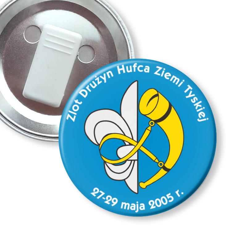 przypinka z żabką Zlot Drużyn Hufca Ziemi Tyskiej 2005