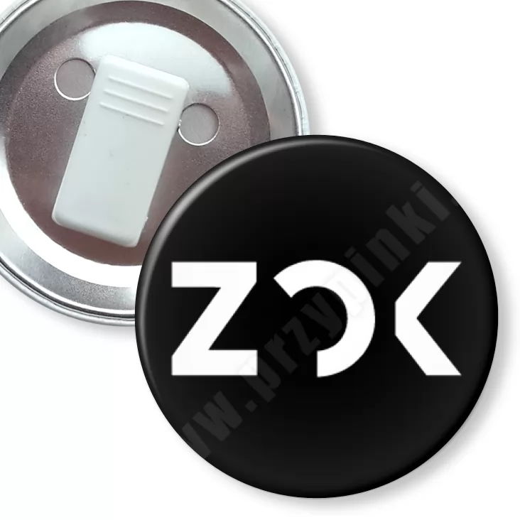 przypinka z żabką ZOK