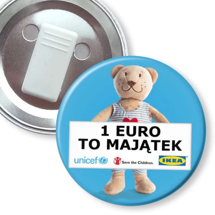 przypinka z żabką 1 euro to majątek