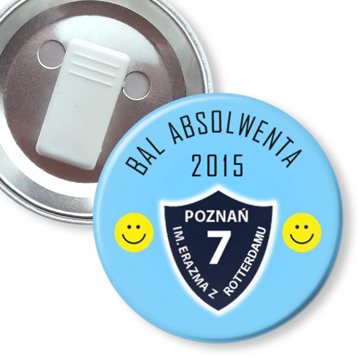 przypinka z żabką Bal Absolwenta 2015