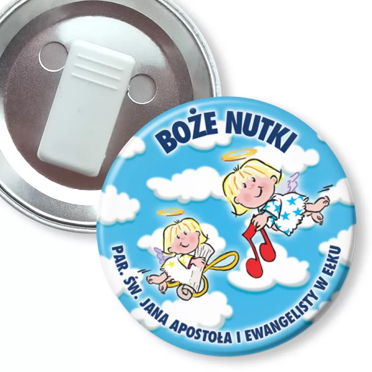 przypinka z żabką Boże Nutki