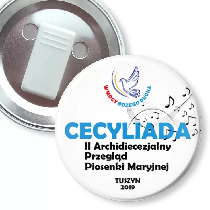przypinka z żabką Cecyliada