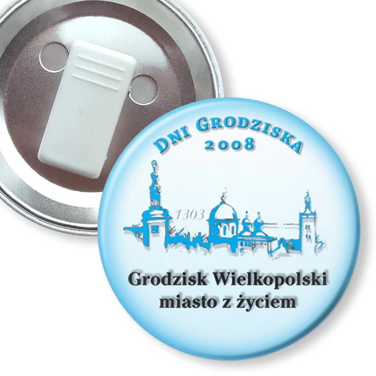 przypinka z żabką Dni Grodziska 2008