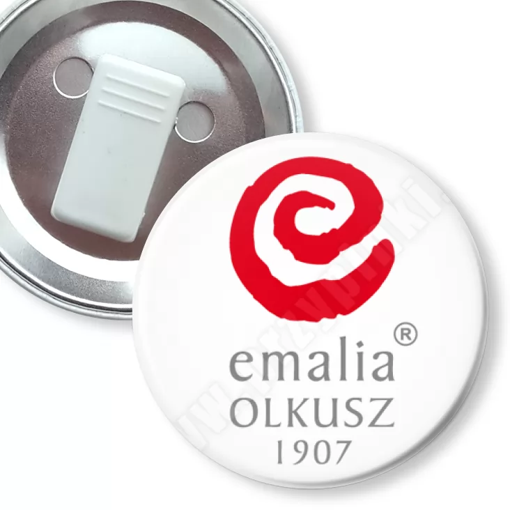 przypinka z żabką Emalia
